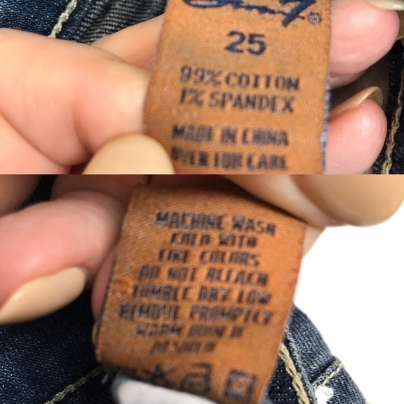 Seven 7 Denim Micro Mini Released Hem Bleach Detail 25 - Picture 8 of 8